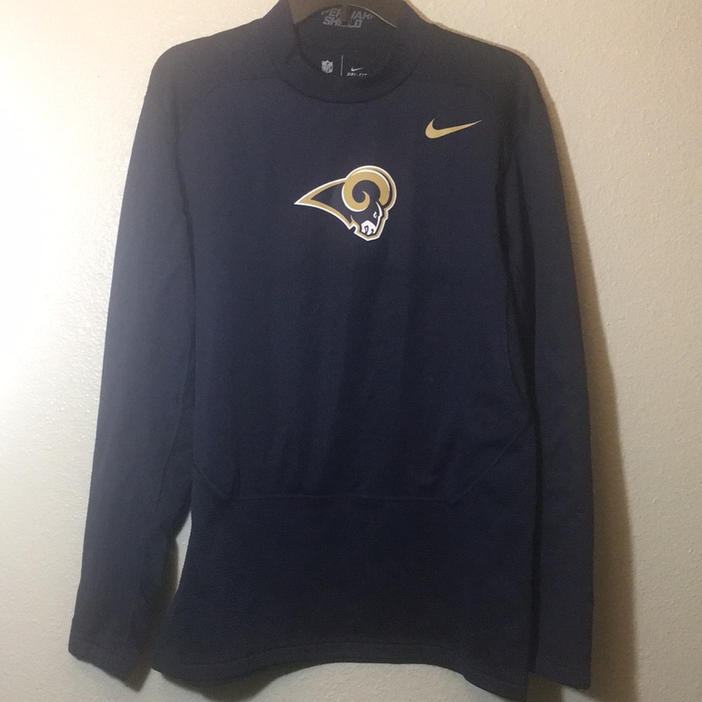 LA Rams Mens Large Nike Dri-Fit Long Sleeve Shirt